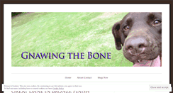 Desktop Screenshot of gnawingthebone.net